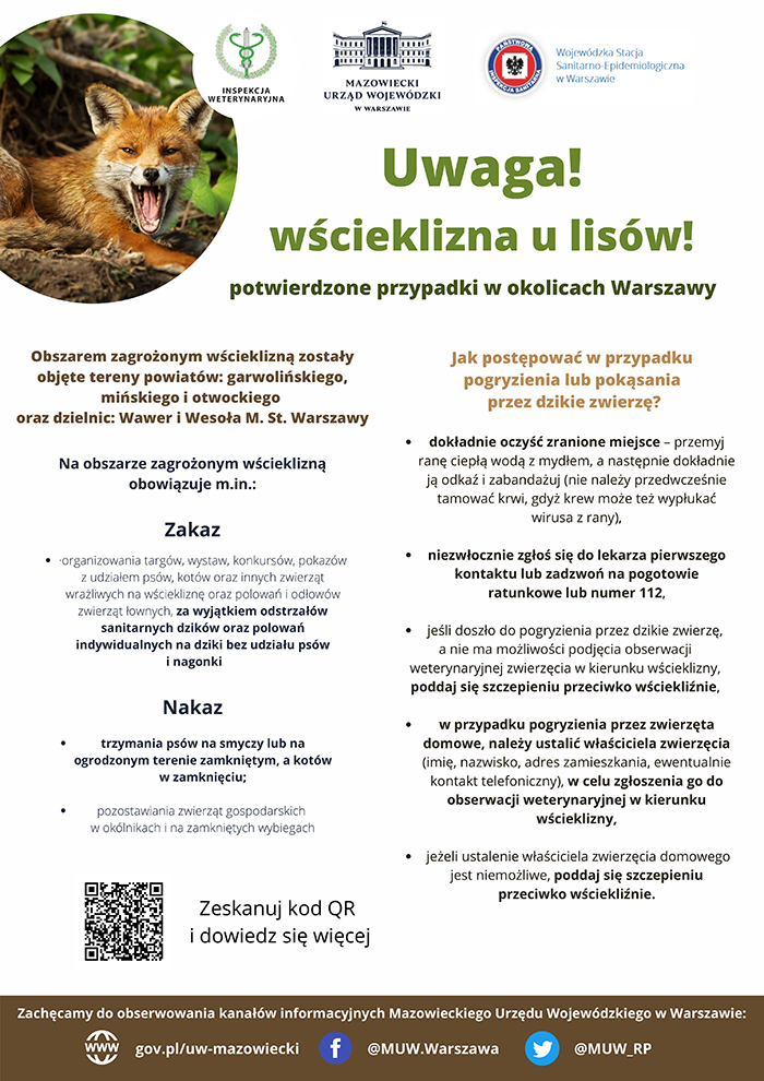 uwaga! wścieklizna!